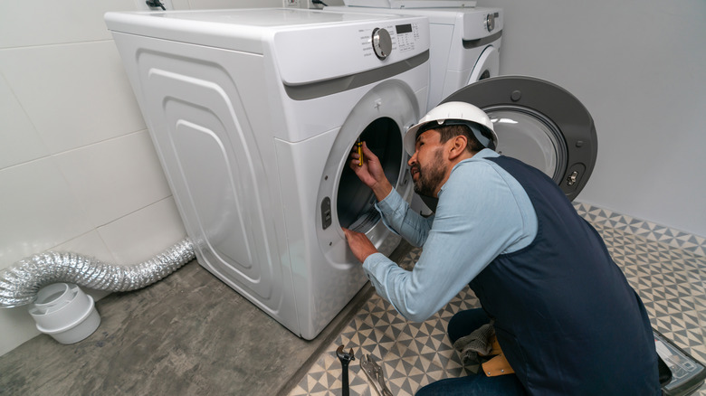 Coachella washer- dryer installation